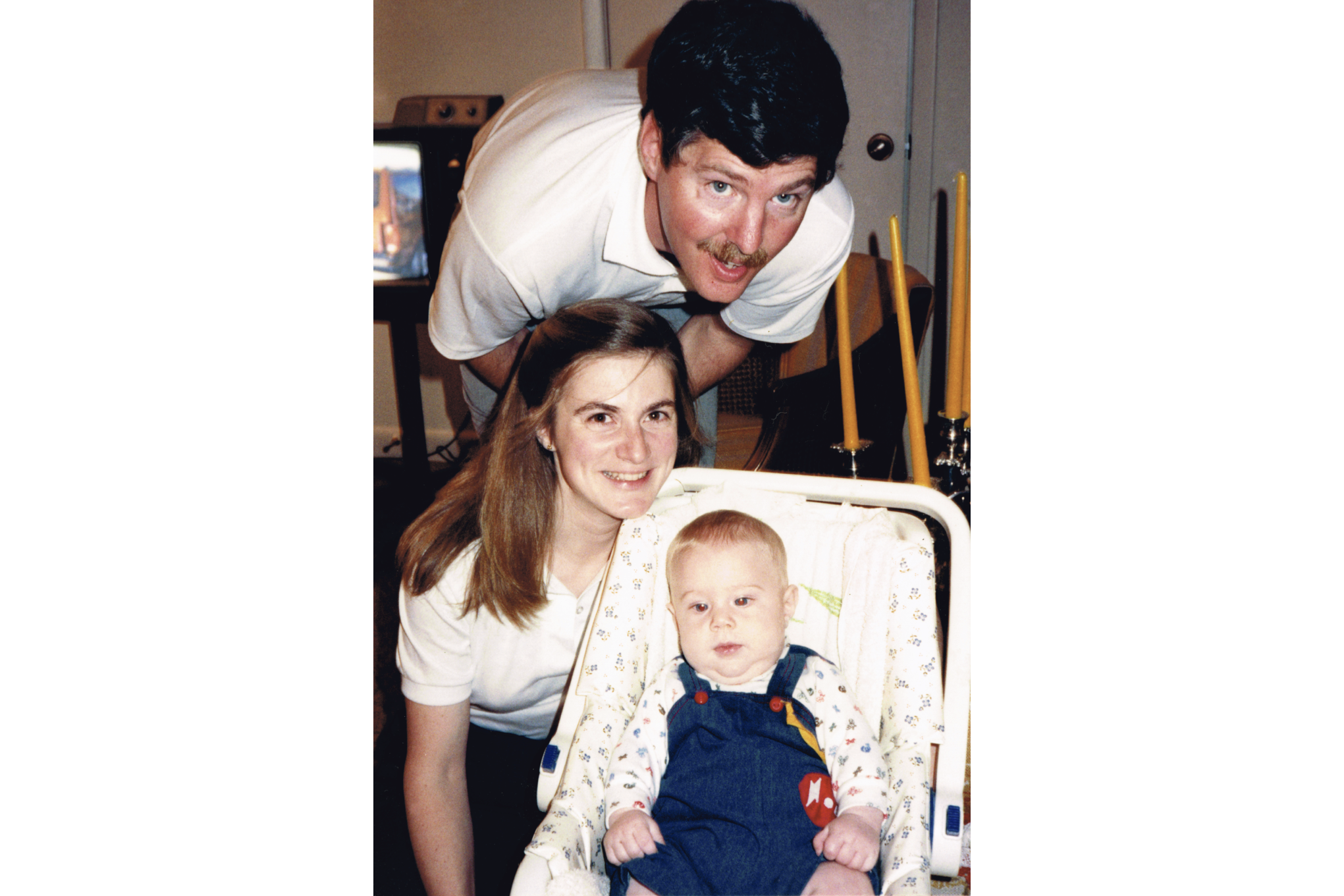 my mom, Duke, and Jon